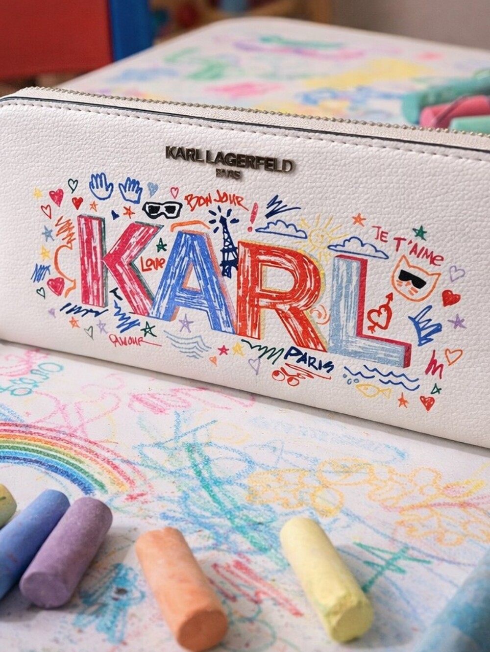 Karl Lagerfeld Zip-Around Wallet